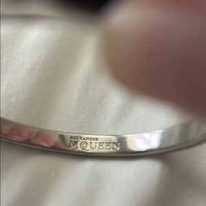 Alexander McQueen Silver Watch Modern Minimalist Design